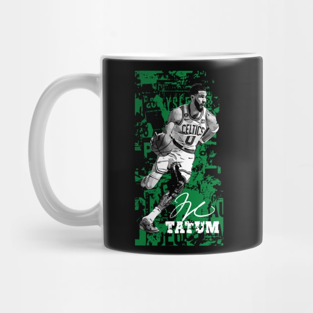 Jayson Tatum Basketball by Playful Creatives